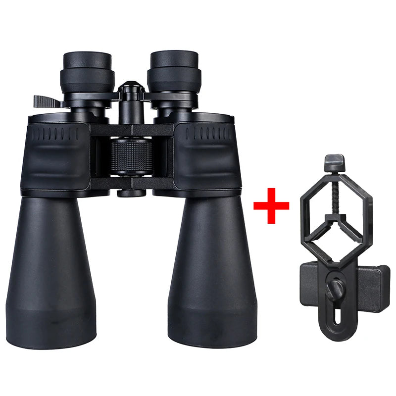 20-180x100 Zoom Binoculars, HD Clarity, Smartphone Adapter