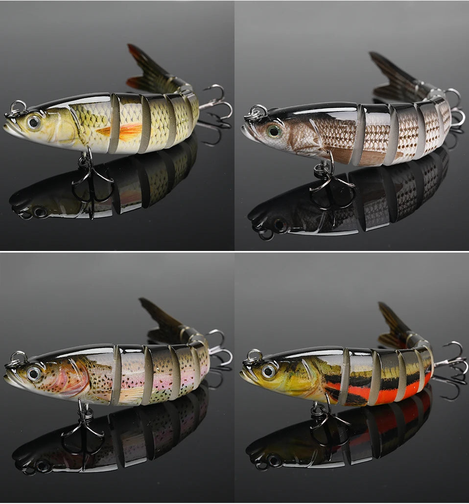 Sinking Wobblers, 10cm & 14cm Jointed Crankbaits