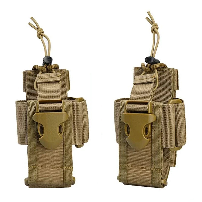 Tactical Walkie Talkie Holder Bag – Rugged MOLLE-Ready Storage for Radios & Compact Tools