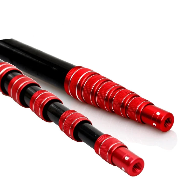 Telescoping Foldable Landing Net Pole – Carbon Fiber