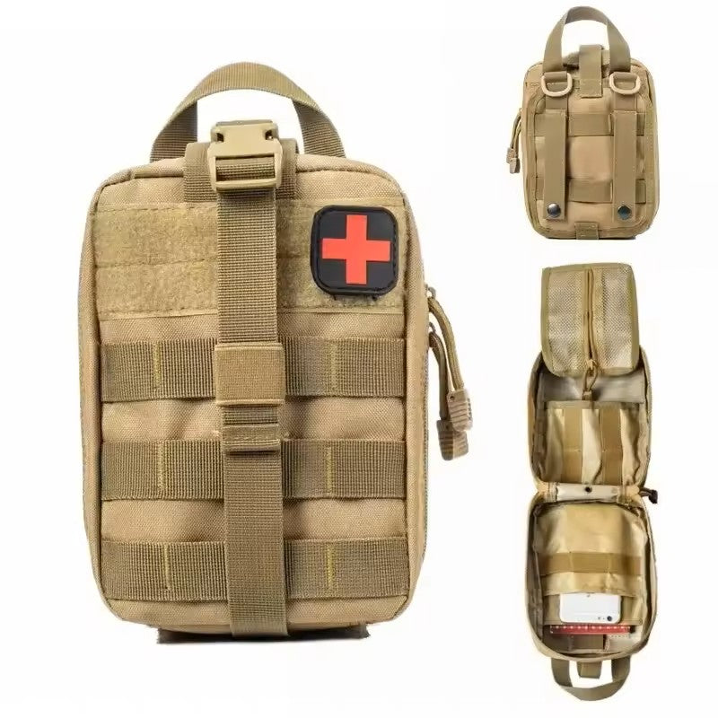 156-Piece First Aid & Survival Kit – Portable, Waterproof