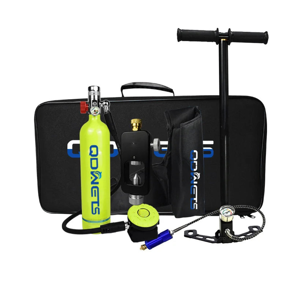 1L Mini Scuba Diving Tank, Refillable Oxygen Cylinder for Divers