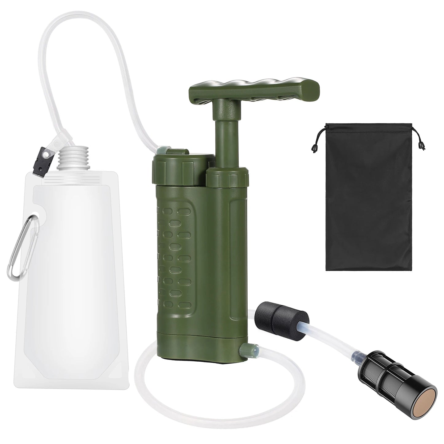 Portable Water Purifier Pump, Outdoor Survival