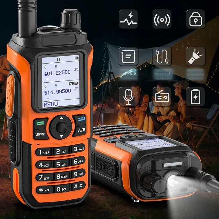 10W Dual-Band Walkie Talkie for Long-Range Outdoor Communication
