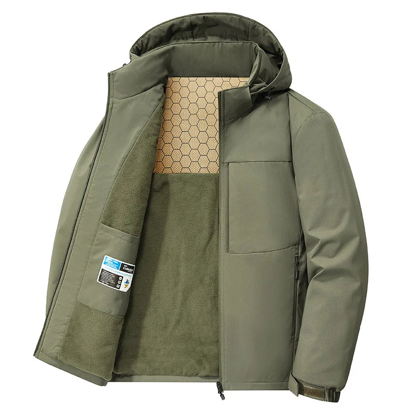 Winter SoftShell Tactical Jacket - Waterproof, Durable, Adventure-Ready