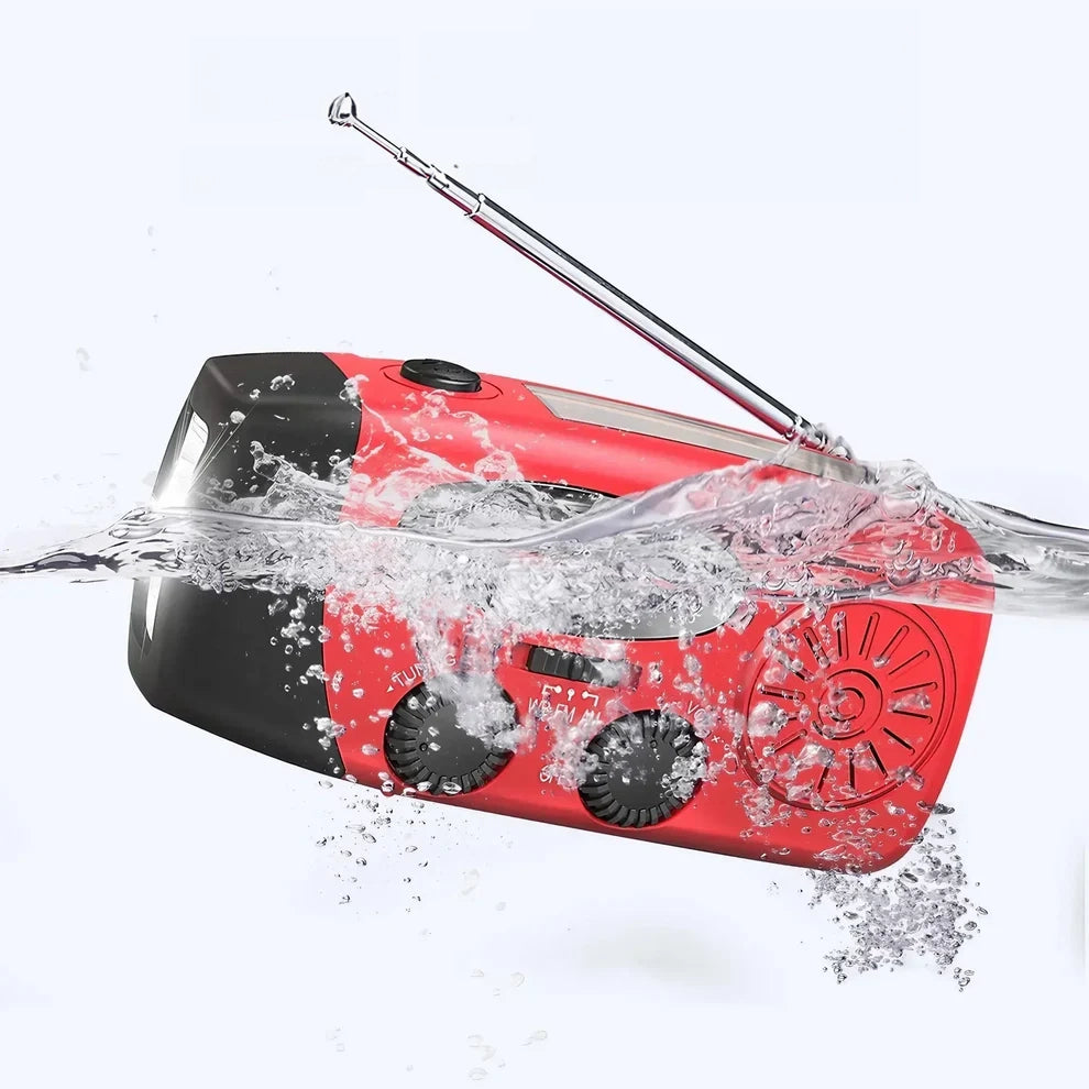 2000mA Outdoor Emergency Radio - Portable & Reliable for Emergencies