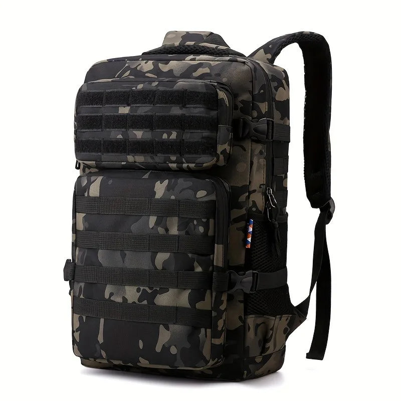 Tactical Camouflage Backpack for Hiking, Camping & Outdoor Adventures