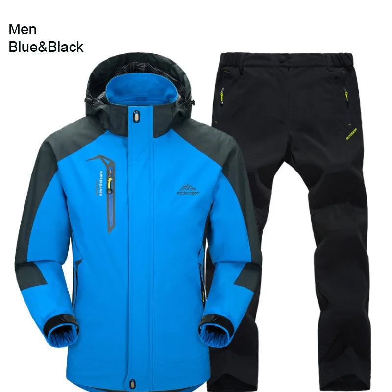 Survival Now™ Outdoor Hiking Jacket and Pants Set for Men