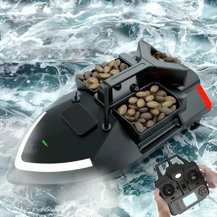 RC Fishing Bait Boat with 2KG Capacity & 500M Range