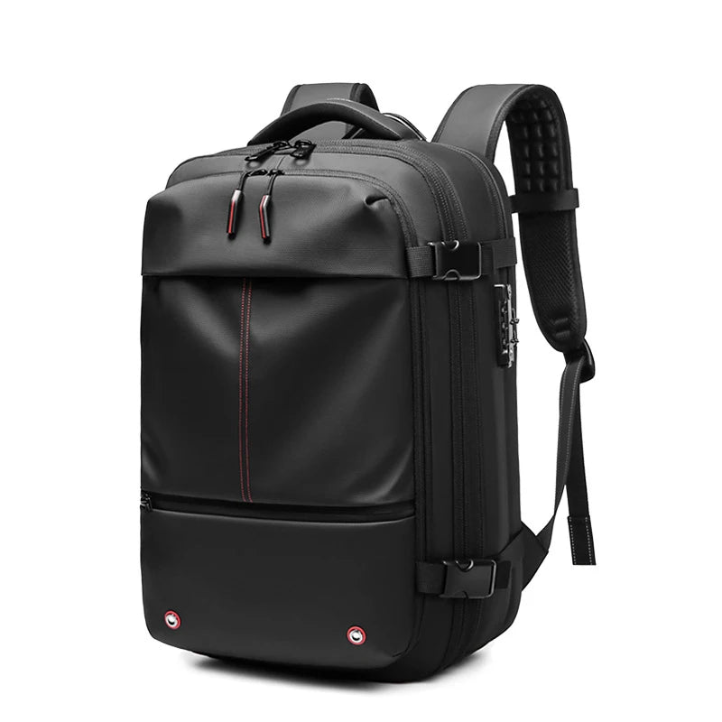 Travel Backpack – Vacuum Compression, 17-Inch Laptop Compartment, Expandable Design