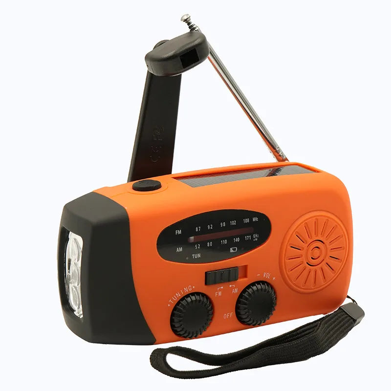 AM/FM/NOAA Emergency Weather Radio – Solar, Hand Crank