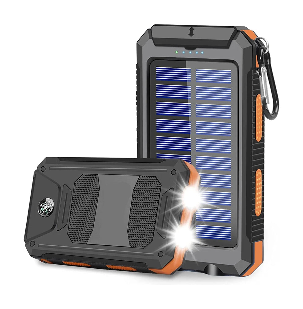 20000mAh Emergency Kit Solar Charger with Dual Flashlights