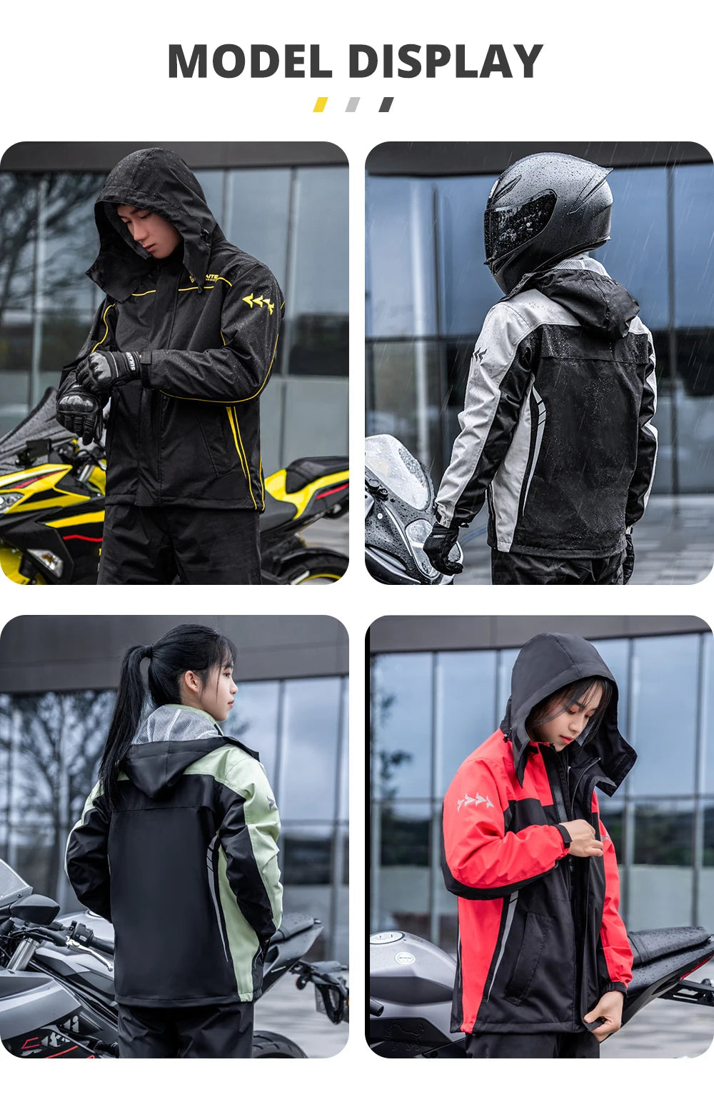 Survival Now™ Motorcycle Raincoat Suit