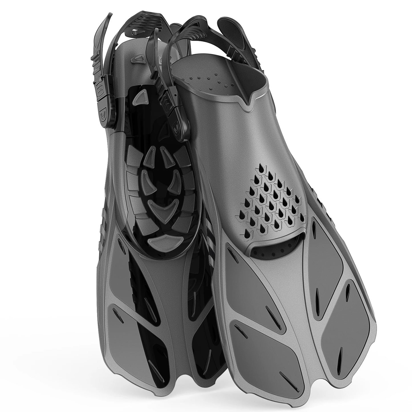 Snorkel Fins with Adjustable Buckles