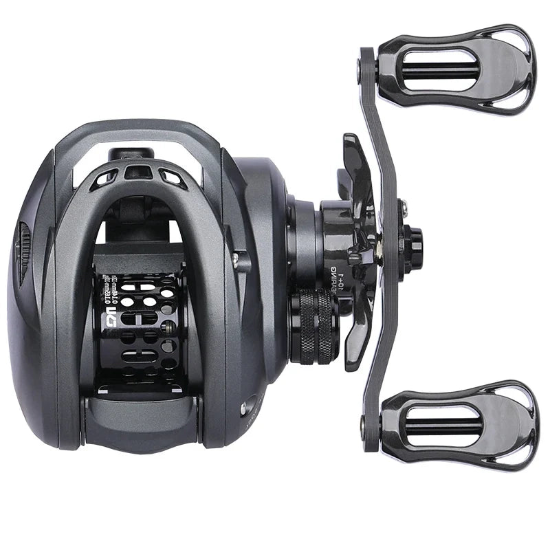 Dark Wolf 50S Baitcast Reel, Ultra-Light Finesse Fishing Reel