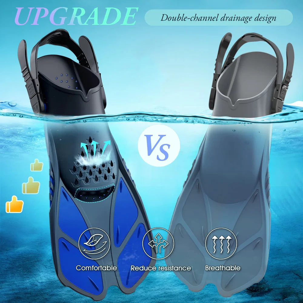 Survival Now™ Snorkel Fins with Adjustable Buckles