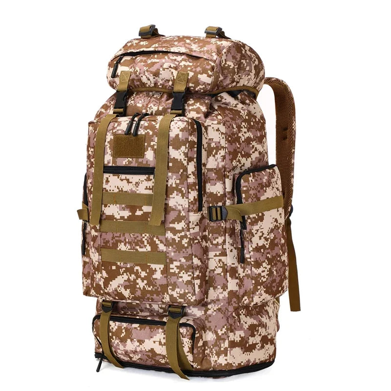 80L/100L Mountaineering Tactical Backpack – Built for Adventure, Designed for Extreme Performance