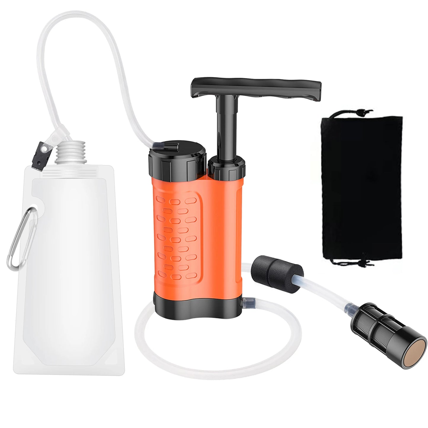 Portable Water Purifier Pump, Outdoor Survival