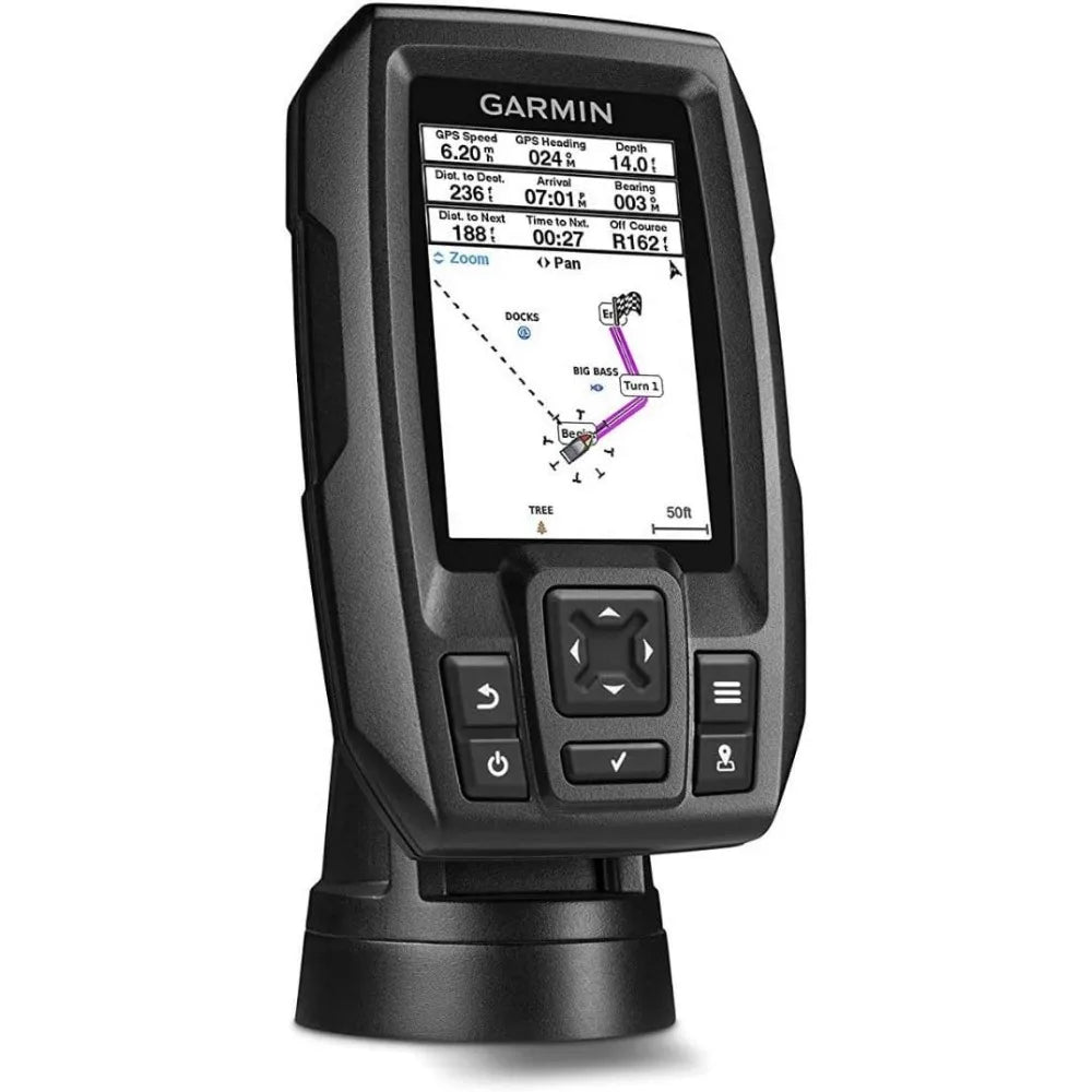 3.5" GPS Fishfinder with Transducer – Dual-Beam Sonar
