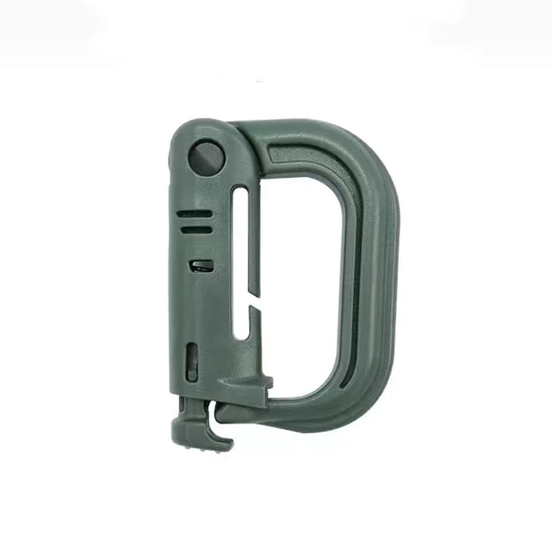 Tactical D-Ring Grimlock Carabiner Clip, 4-Pack