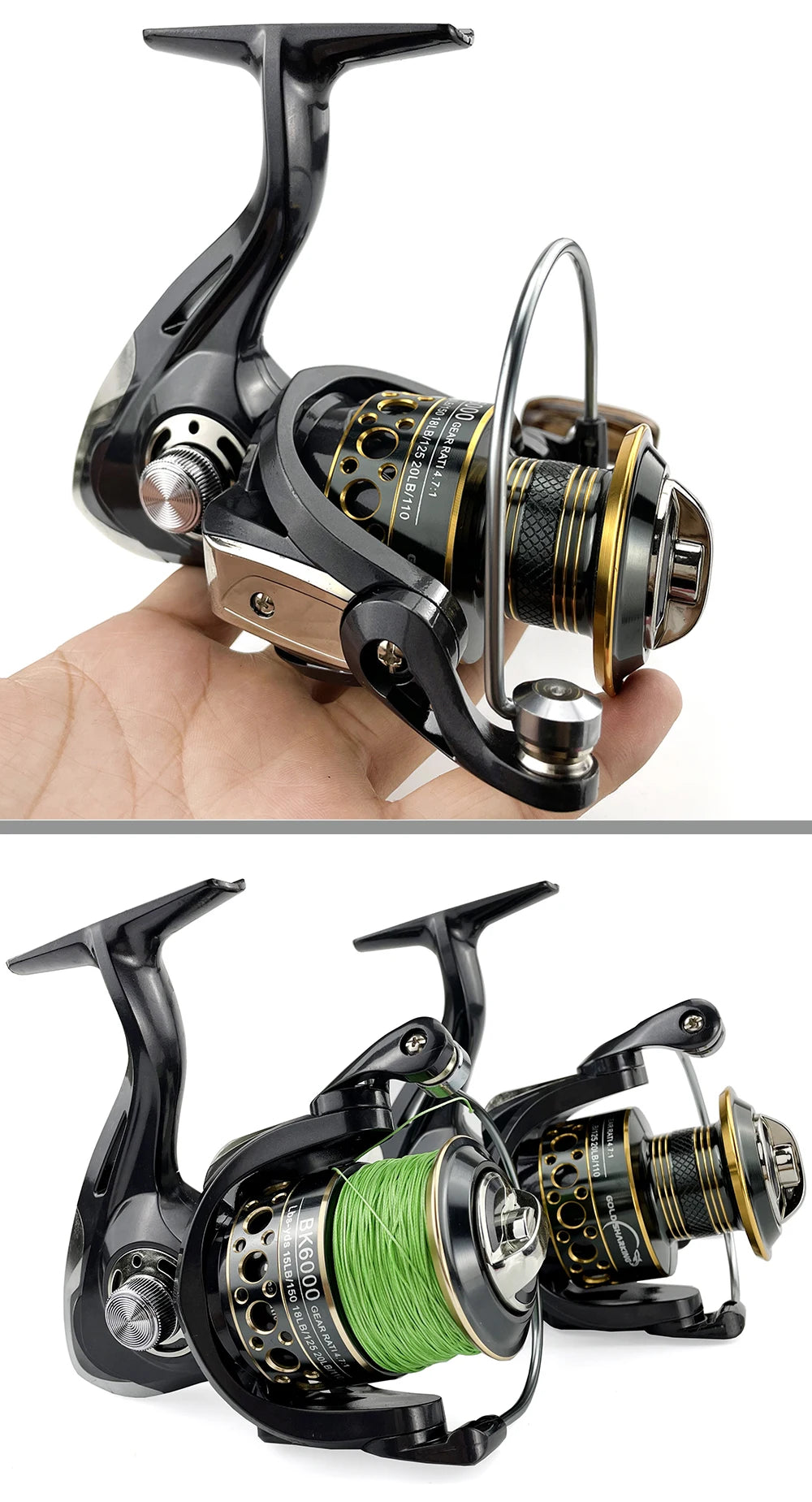 Lightweight Spinning Reel – Smooth, Durable, and Easy to Use