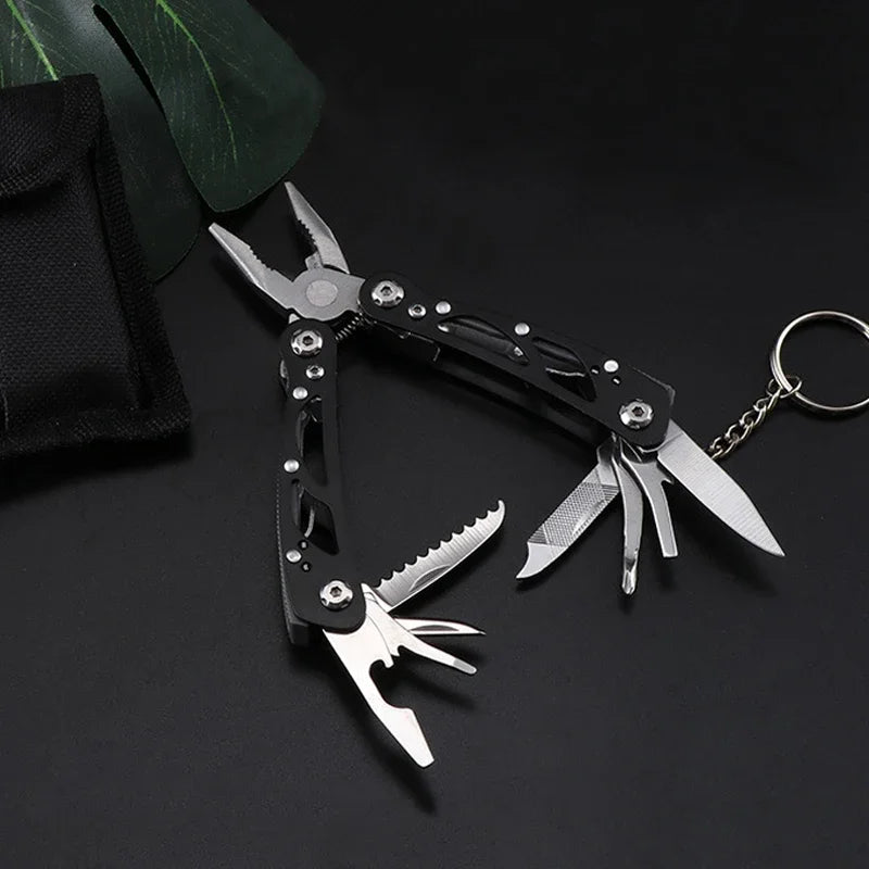 Multifunctional Folding Pliers Tool, Compact Stainless Steel Multi-Tool