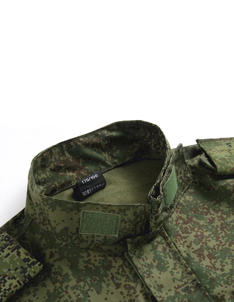 Green Men’s Camouflage Tactical Outdoor Clothing Set