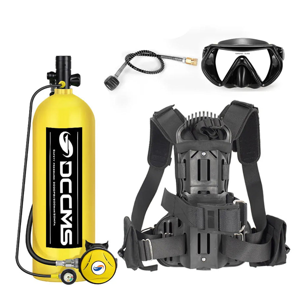 Scuba Diving & Snorkeling Equipment Kit with Scuba Tank