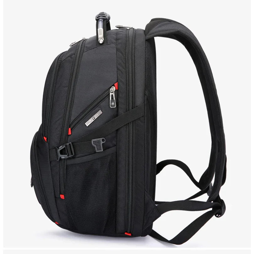 Swiss-Multifunctional Laptop Backpack with USB Charging & Water Resistance