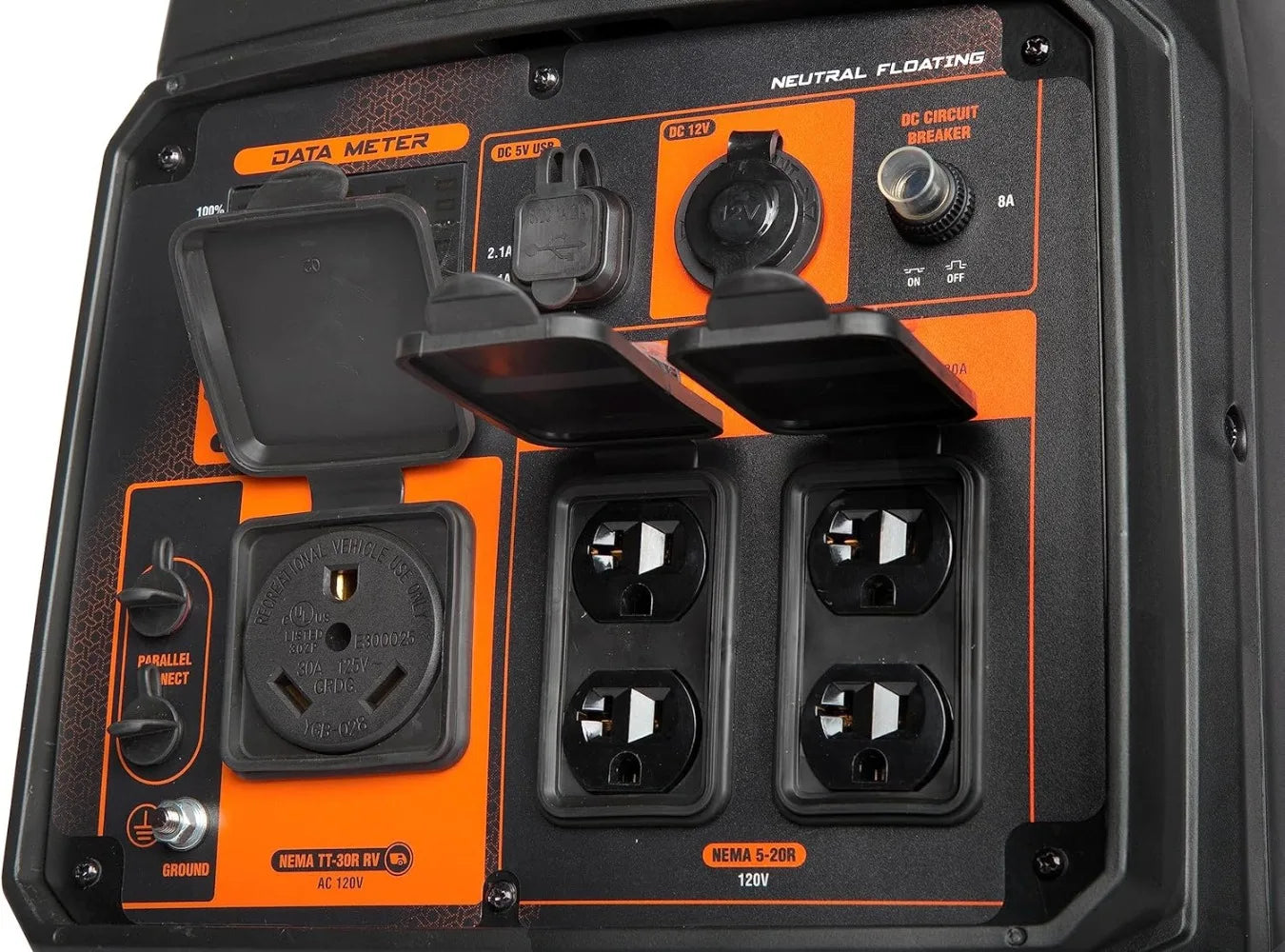 4800-Watt Portable Generator - Clean, Quiet Power for Home & Outdoors