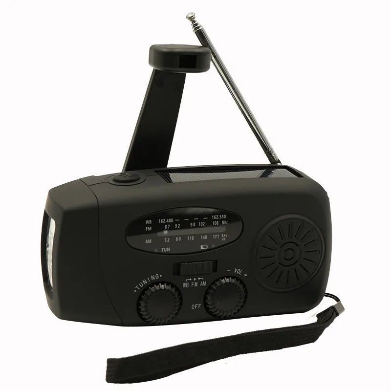 AM/FM/NOAA Emergency Weather Radio – Solar, Hand Crank