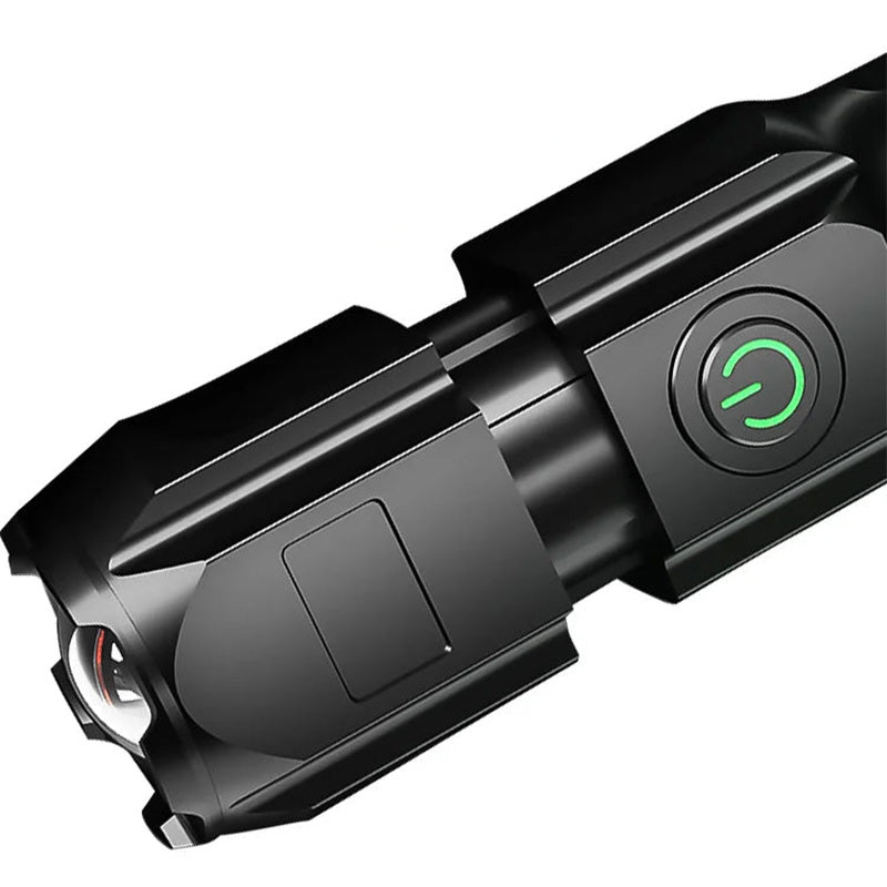 Powerful 100,000 Lumen LED Flashlight – USB Rechargeable