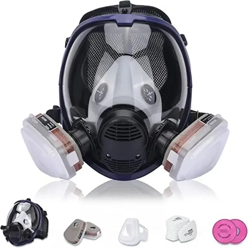 Electric Powered Full-Face Chemical Respirator 6800 | Air Purifying Mask