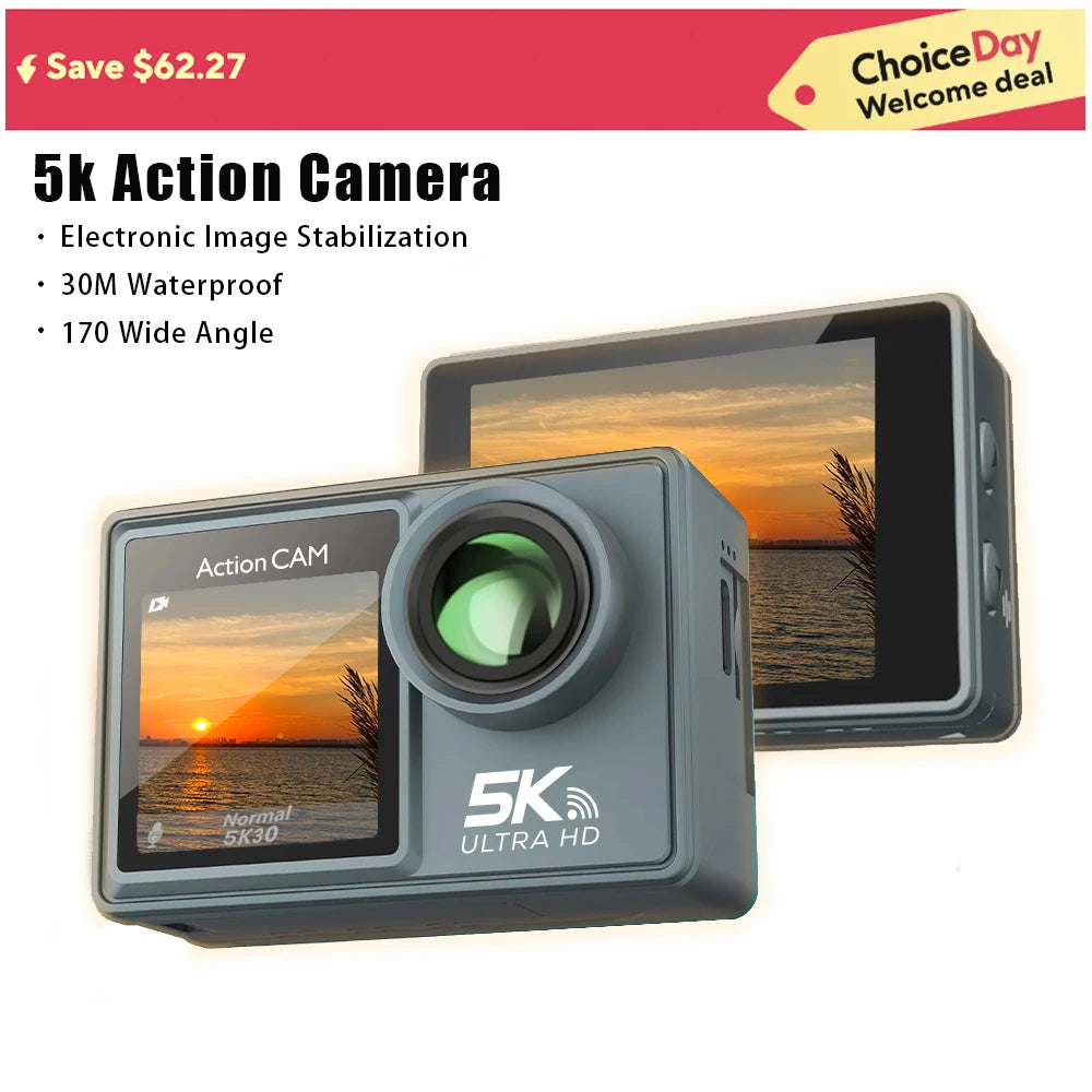 Survival Now™ 5K/4K 60FPS Action Camera