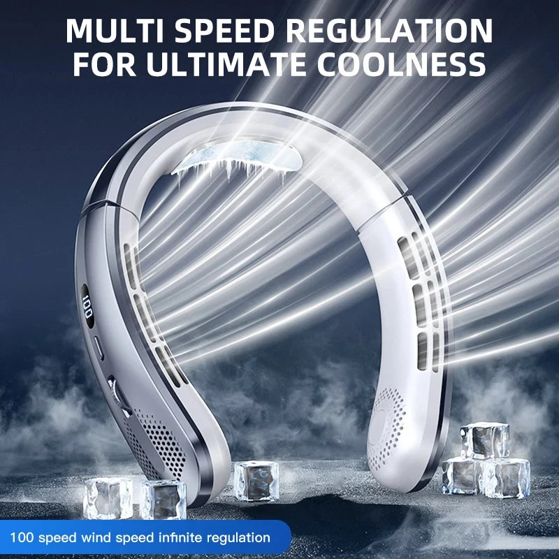 Survival Now™ Bladeless Hanging Neck Fan
