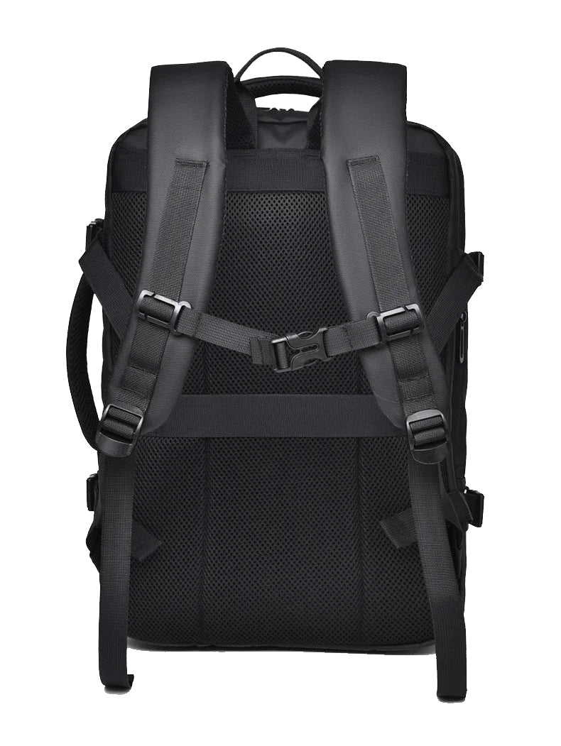 18-Inch Men’s Business Laptop Backpack with USB Charging & Waterproof Design