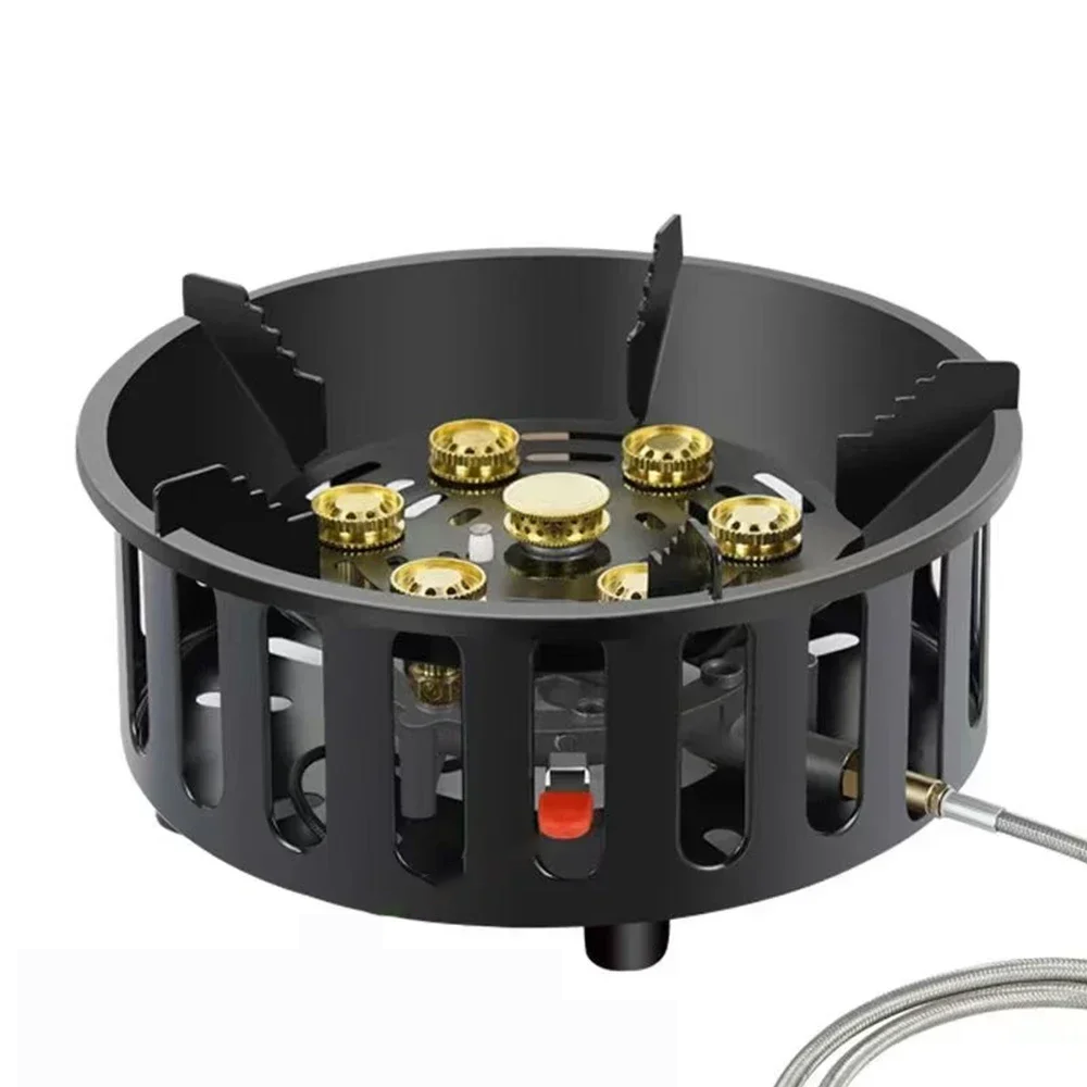 7-Core Windproof Camping Stove – Powerful, Portable, and Built for the Outdoors