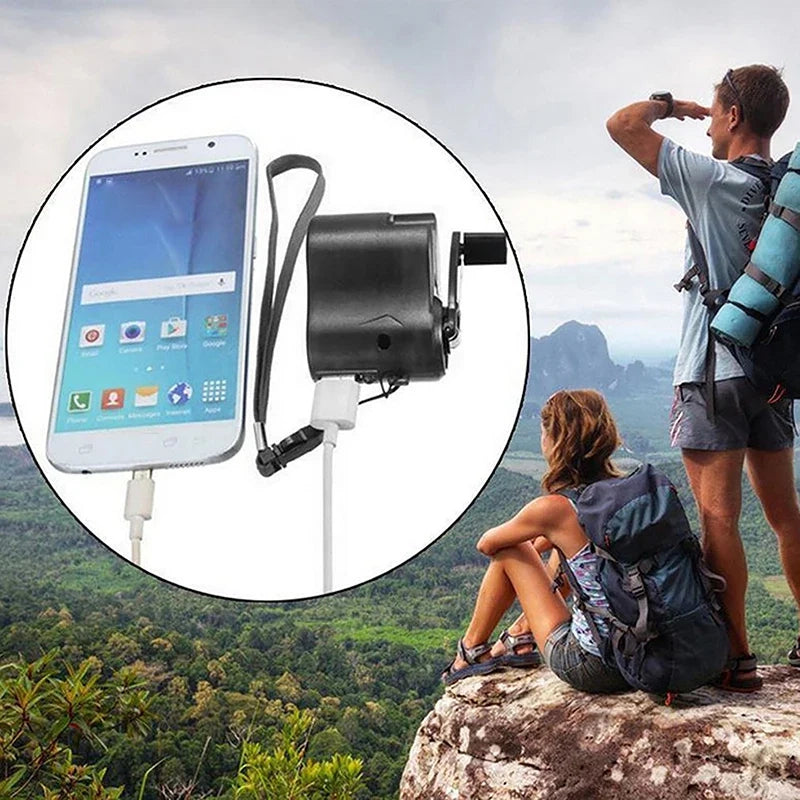 Emergency Hand Crank USB Charger