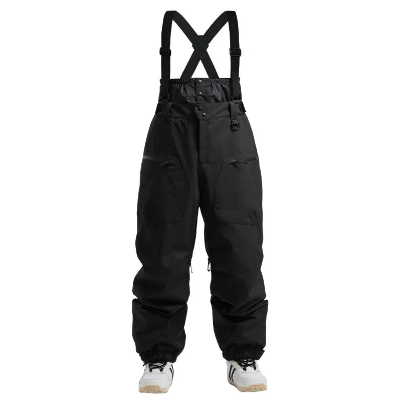 Men’s Skiing Pants – Thermal-Insulated, Waterproof & Windproof Snowboard Overalls