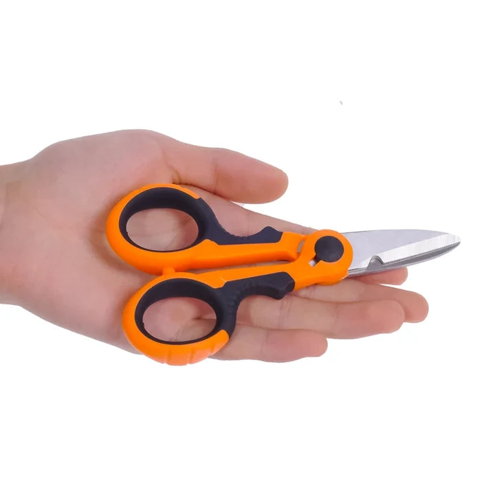 Stainless Steel Fishing Scissors – Sharp, Foldable & Rust-Resistant