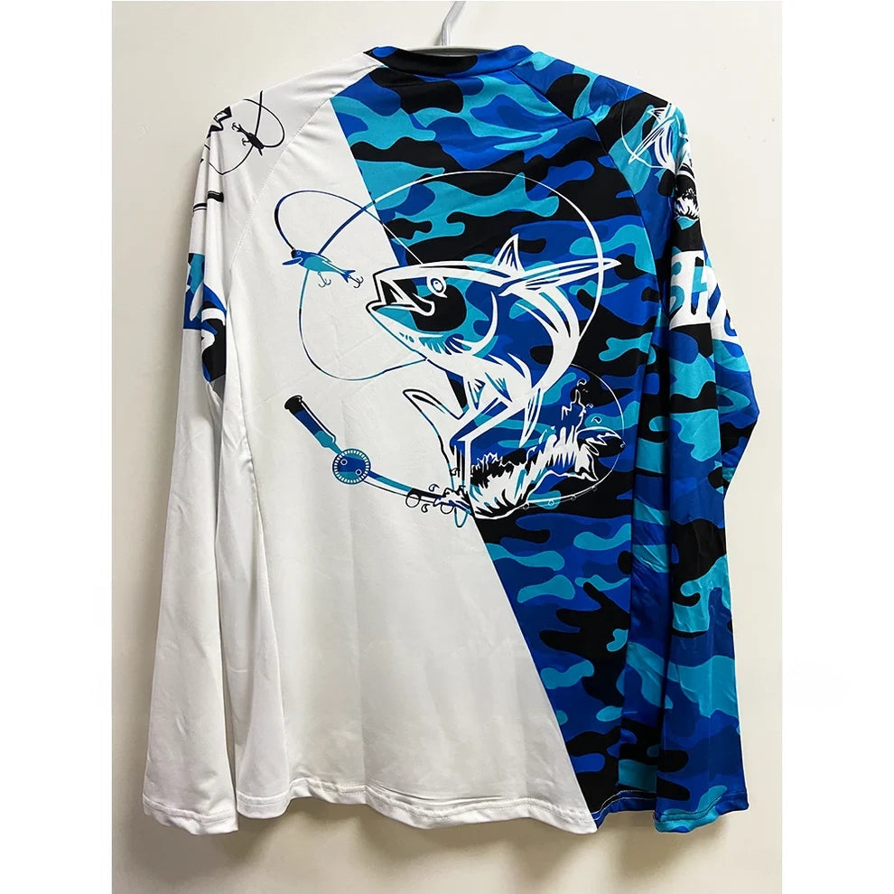 Long Sleeve UV Fishing Hoodie, Breathable & Quick-Dry Outdoor Shirt