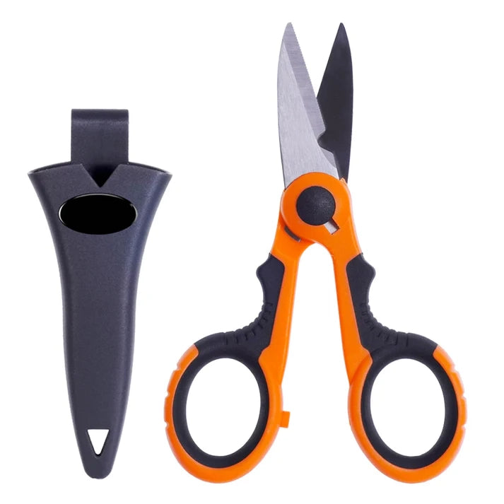 Stainless Steel Fishing Scissors – Sharp, Foldable & Rust-Resistant