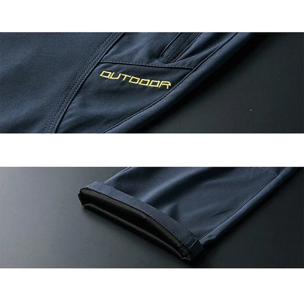 Outdoor Hiking Jacket and Pants Set for Men