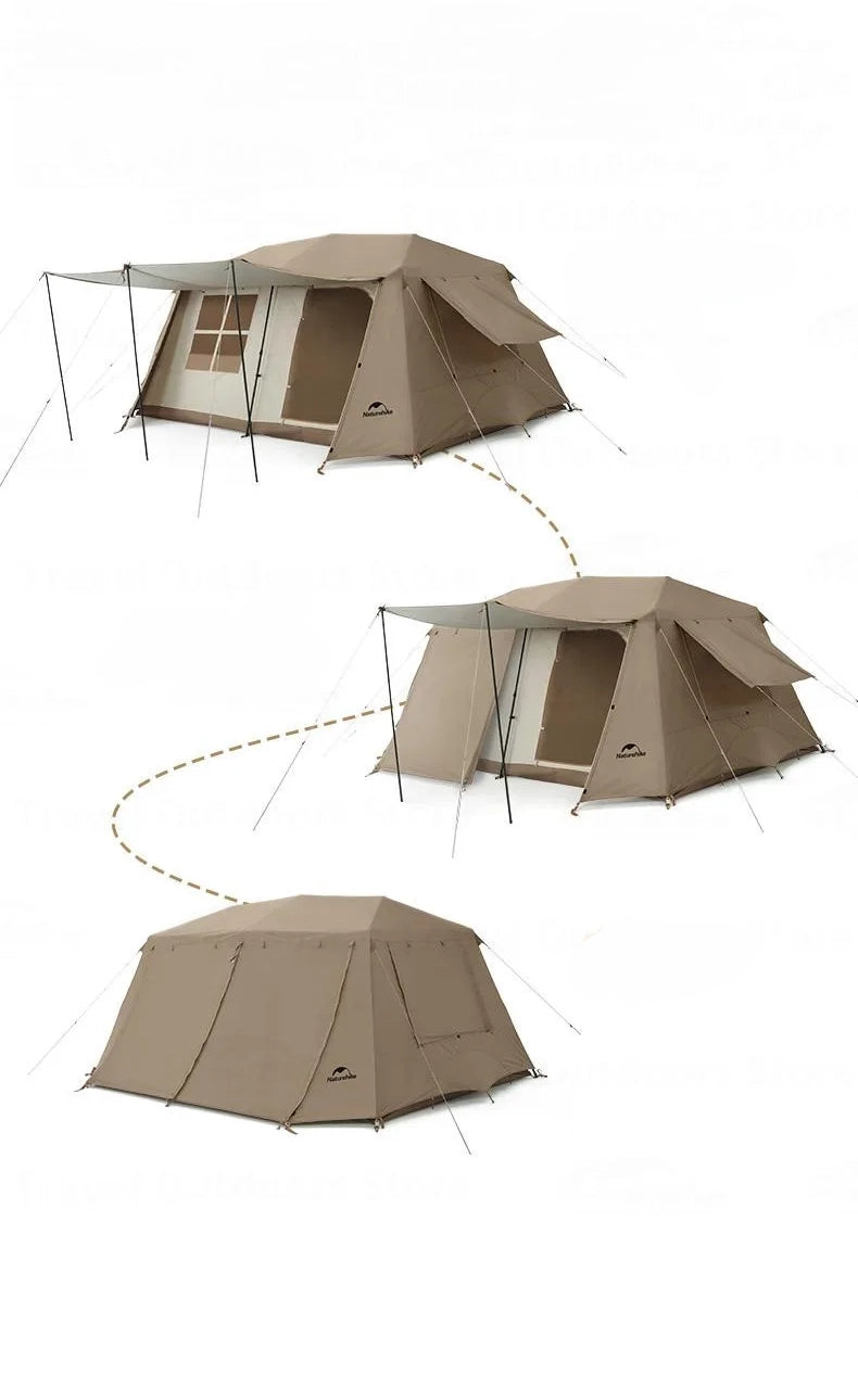 Spacious Glamping Cabin Tent for Camping