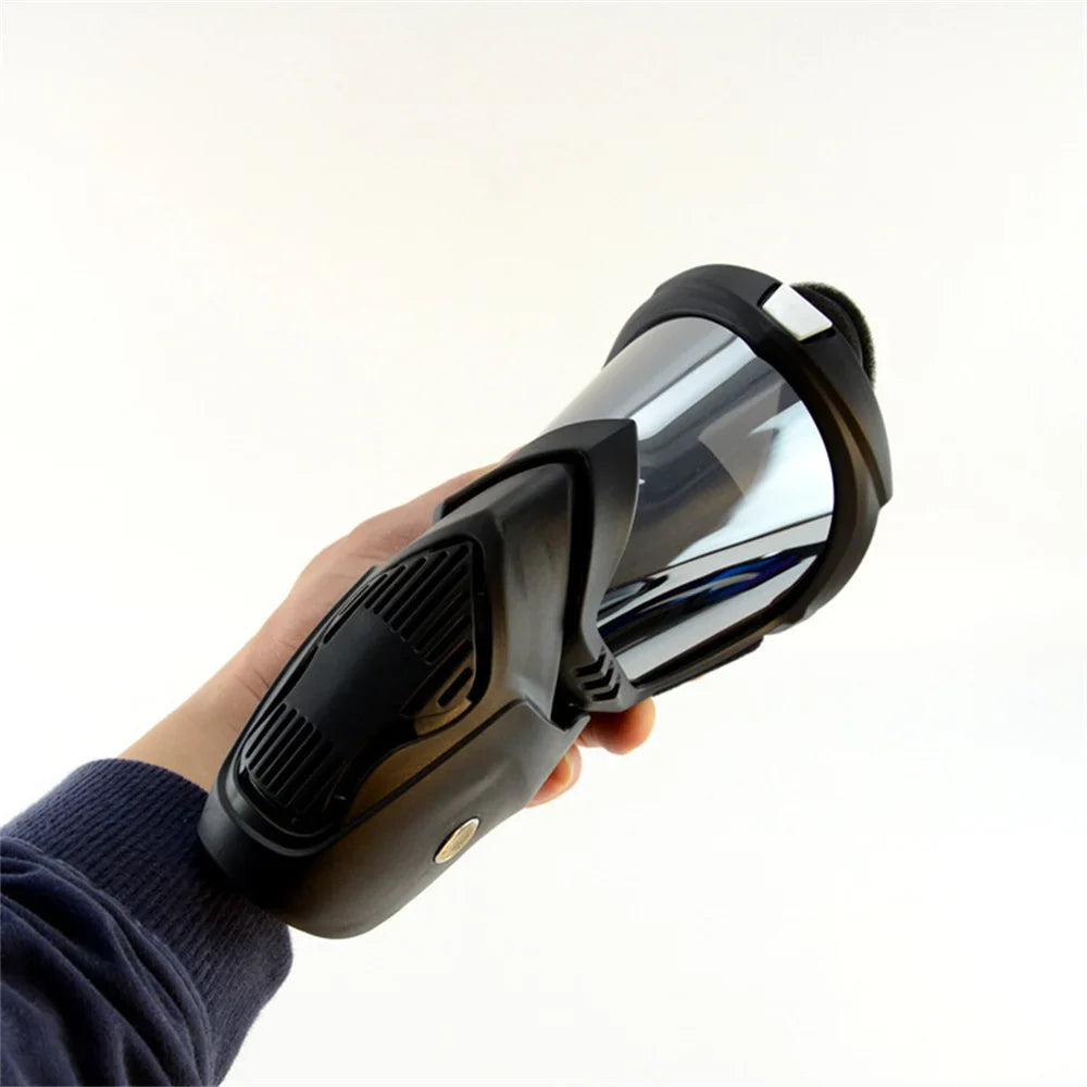 Dustproof Motocross Goggles with Full-Face Mask | Anti-Fog & Windproof