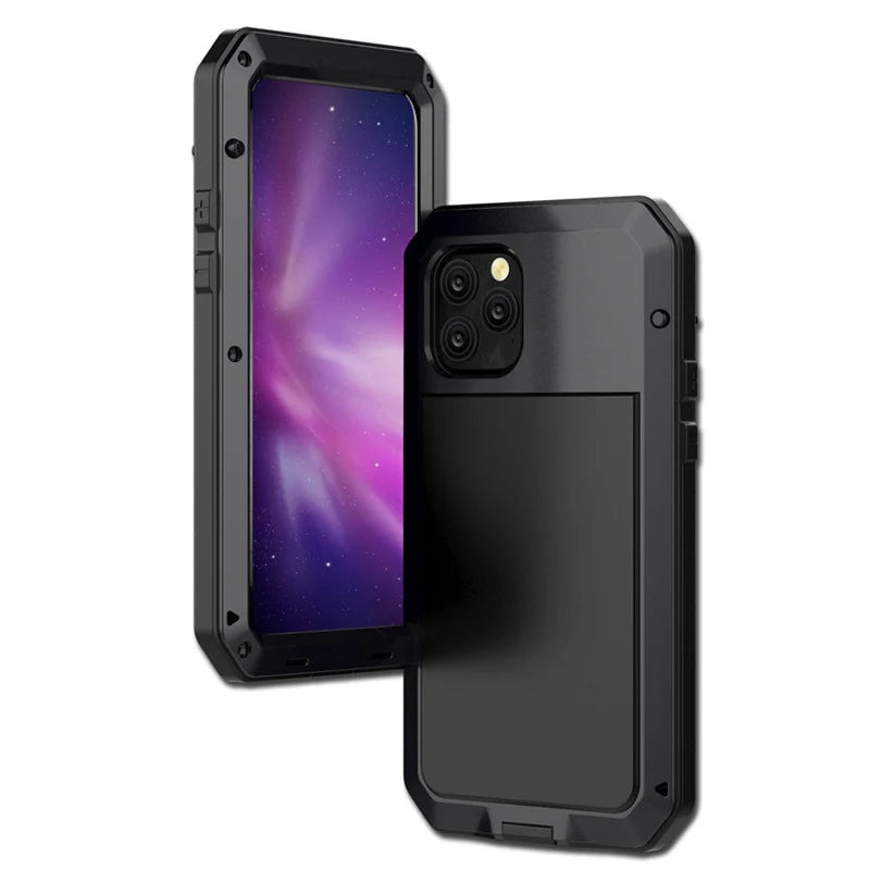 Shockproof Metal Phone Case for iPhone