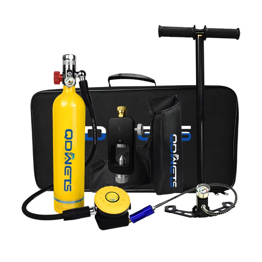 1L Mini Scuba Diving Tank, Refillable Oxygen Cylinder for Divers