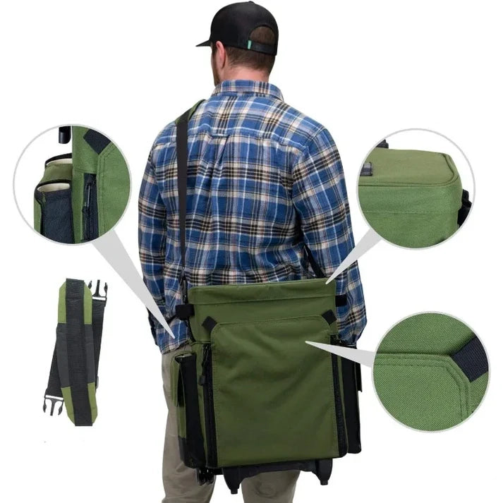 Rolling Tackle Box with Wheels – Waterproof, Durable