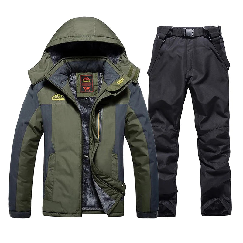 Winter Men’s Ski Suit – Windproof, Waterproof & Ultra-Warm