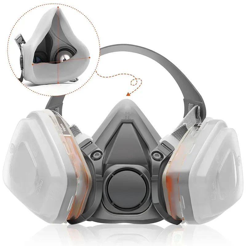 6200 Half Face Gas Mask – Compatible with 6001, 2097 & 5N11 Filters